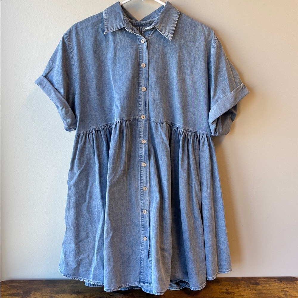Chambray tunic baby doll style
